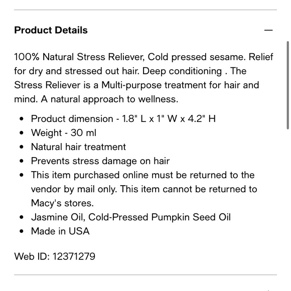 ✨$10✨ Likwid RX | Stress Reliever 100% Natural Hair Oil | 1 Fl Oz - Picture 7 of 7